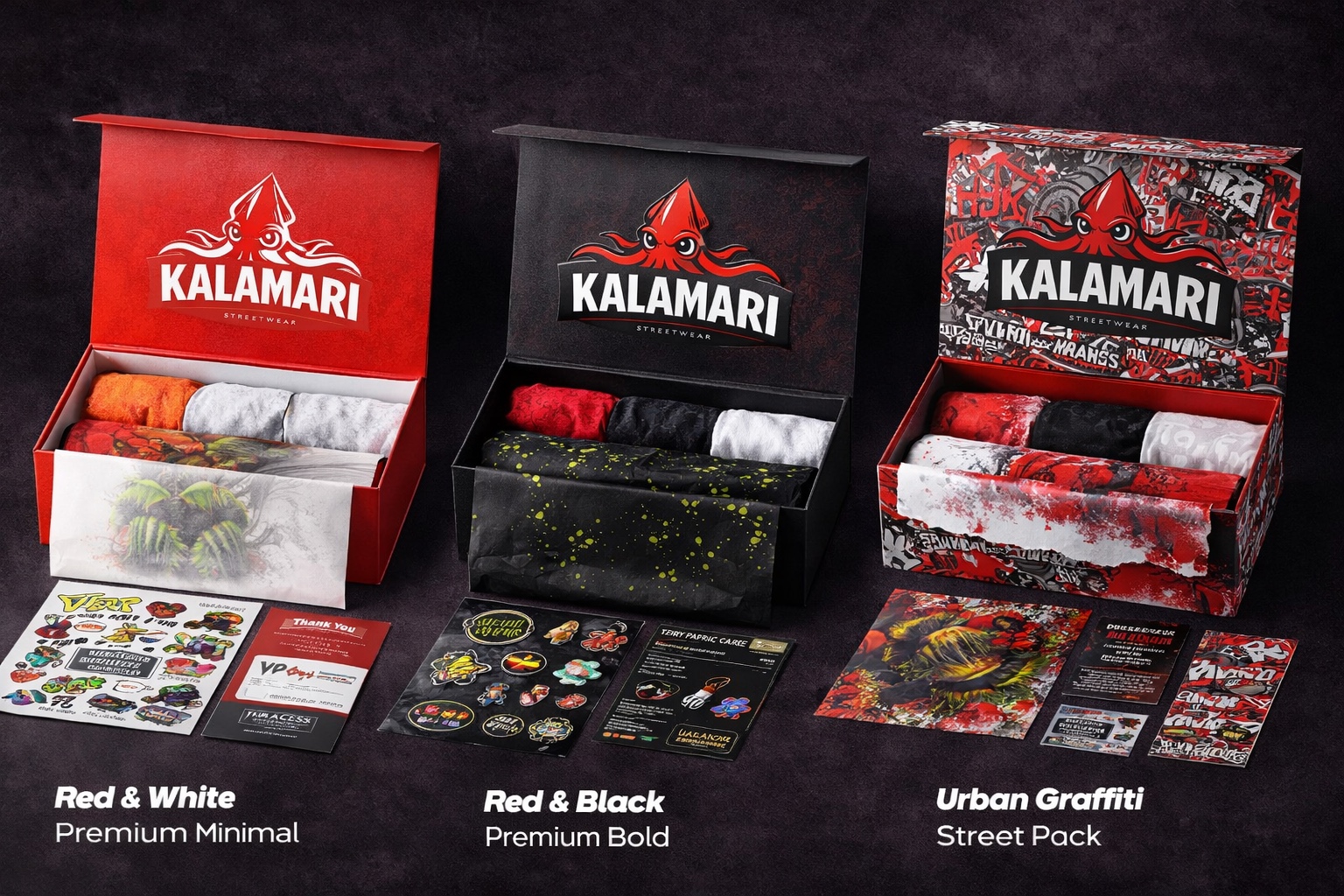 Premium Gift Box — Red & Black